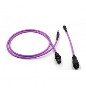  5PIN male GX16 Aviation plug to Type-c Spring and usb to 5pin gx16  female wire cable set 